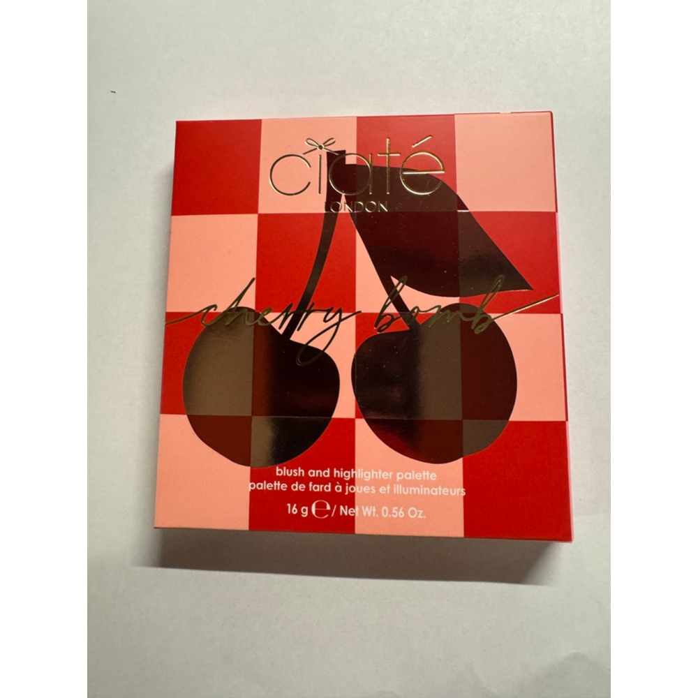 Ciaté London Cherry Bomb Blush & Highlighter Palette - Brand New Palette